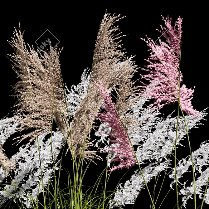 Ravenna Grass: Stunning 3D Model 3D model image 5