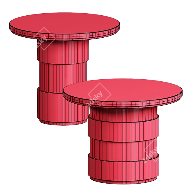 Elegant Eros Coffee Table 3D model image 4