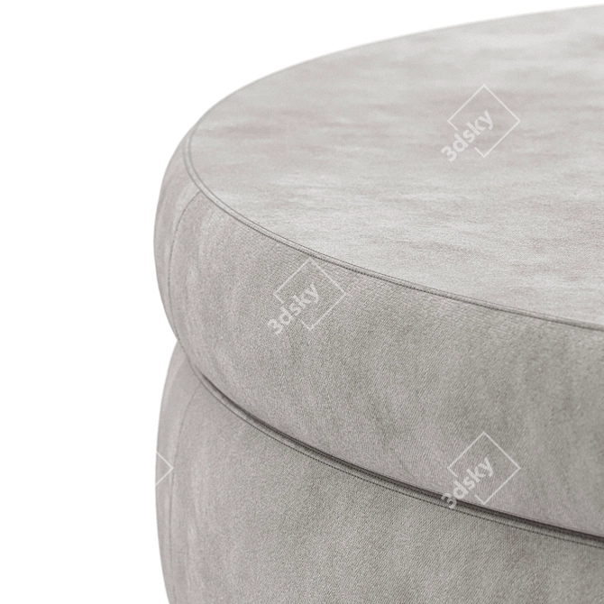 Modern Pouf Minotti Denny 3D model image 2