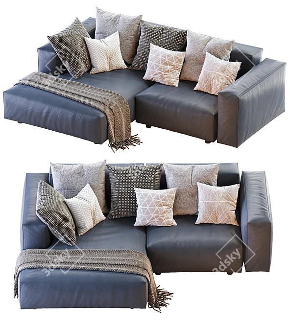 Hills_Sofa 2013: Stylish and Spacious Modern Couch 3D model image 2