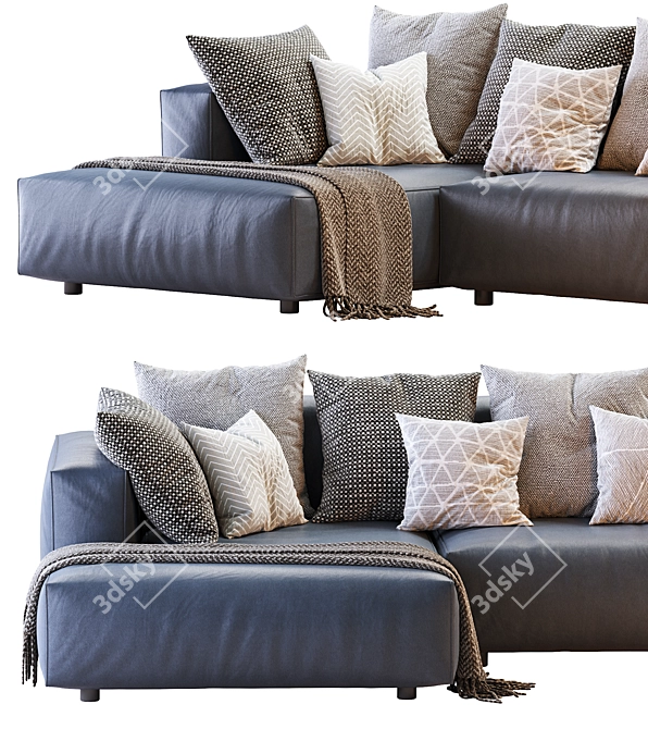 Hills_Sofa 2013: Stylish and Spacious Modern Couch 3D model image 3