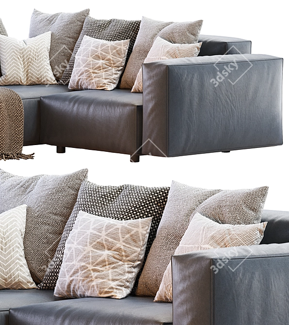 Hills_Sofa 2013: Stylish and Spacious Modern Couch 3D model image 5