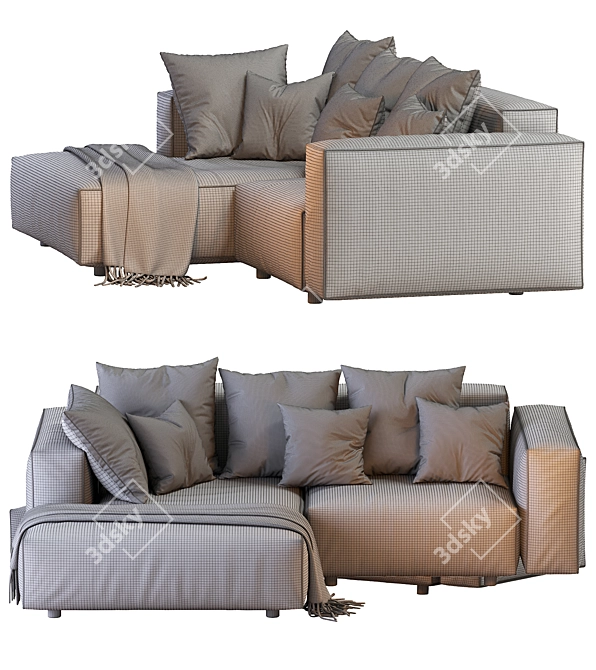 Hills_Sofa 2013: Stylish and Spacious Modern Couch 3D model image 6
