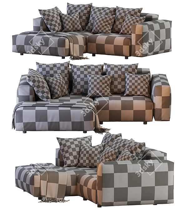 Hills_Sofa 2013: Stylish and Spacious Modern Couch 3D model image 7
