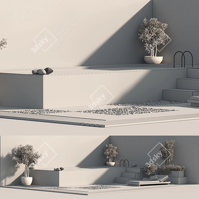 Backyard Oasis: Swimming Pool 2015 3D model image 4