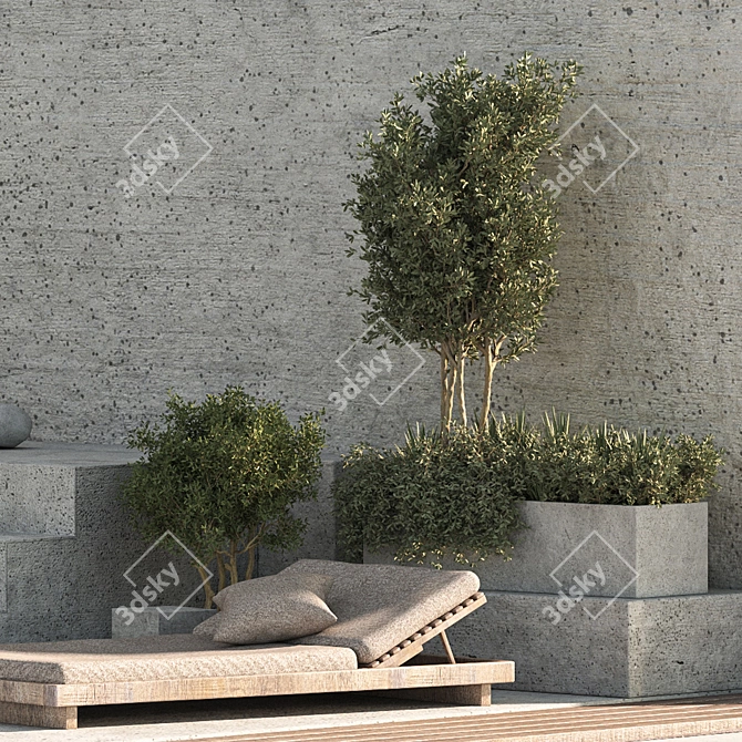 Backyard Oasis: Swimming Pool 2015 3D model image 6