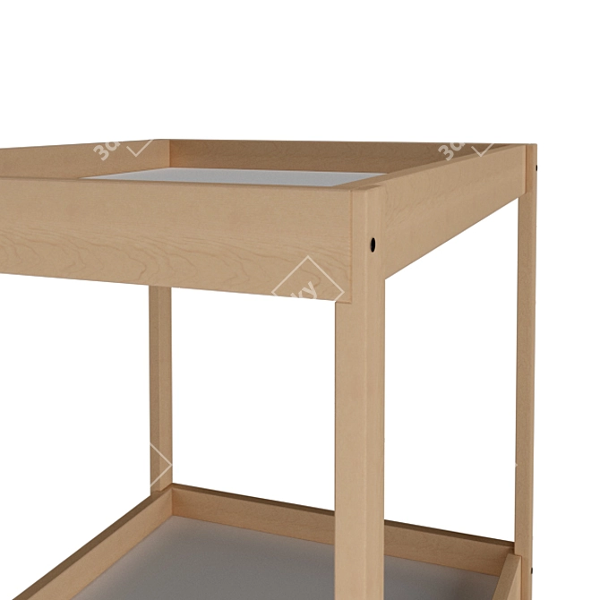 Sniglar Changing Table: Stylish & Functional 3D model image 2