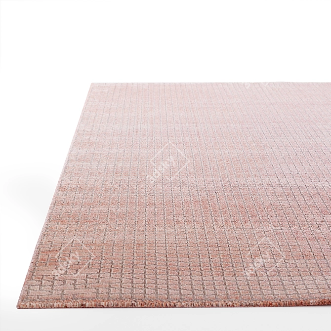 Blush Pale & Swarm Aqua Carpet Set 3D model image 3