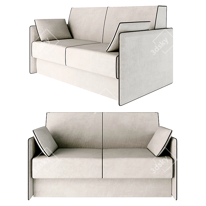 Truman Sofa Bed 3D model image 1