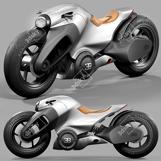Title: Futuristic Bugatti Dare: A Masterpiece 3D model image 1