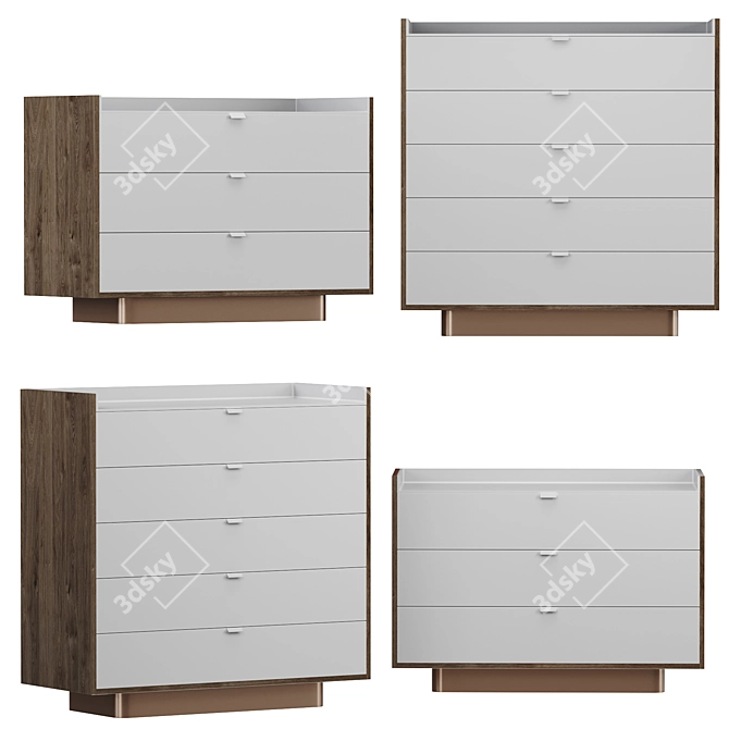 Contemporary Darren Night Storage 3D model image 2