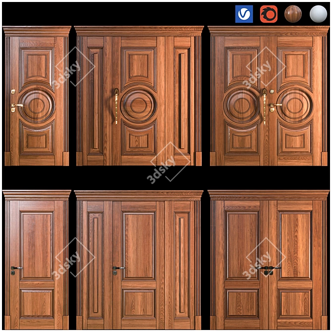 Premium Design DC Door Vol 02 3D model image 1