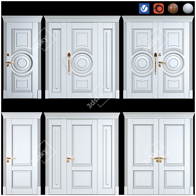 Premium Design DC Door Vol 02 3D model image 2