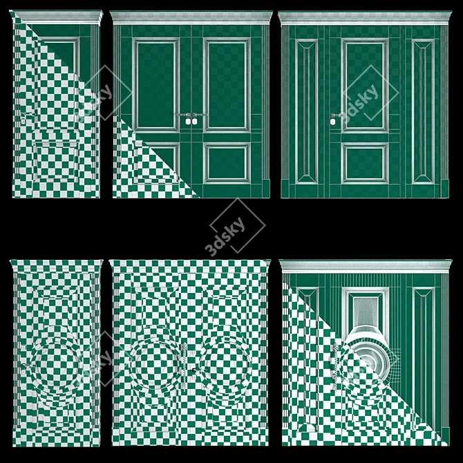 Premium Design DC Door Vol 02 3D model image 3