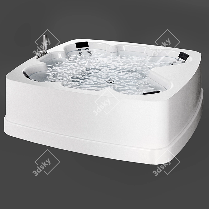 Luxury 2016 Jacuzzi: Ultimate Relaxation 3D model image 2