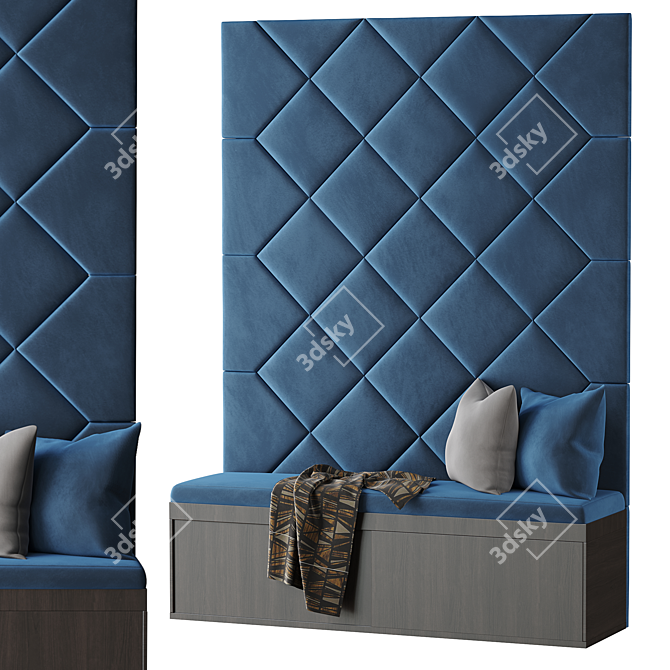 Modern Hallway Furniture Set 3D model image 1