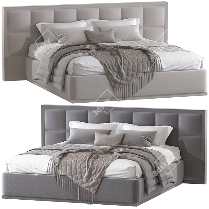 Emmett Luxury Beds: Perfect Comfort and Style 3D model image 1