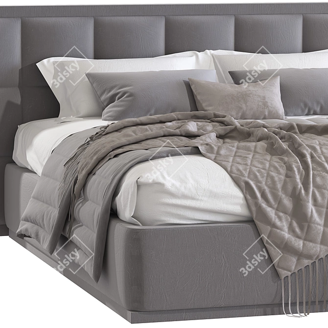 Emmett Luxury Beds: Perfect Comfort and Style 3D model image 2