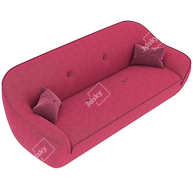 Egoitaliano Bepop Fabric Sofa 3D model image 3