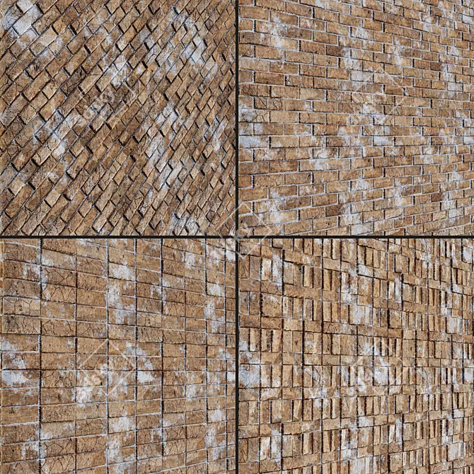 Brick PBR Materials Pack 3D model image 2