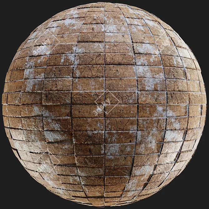 Brick PBR Materials Pack 3D model image 5