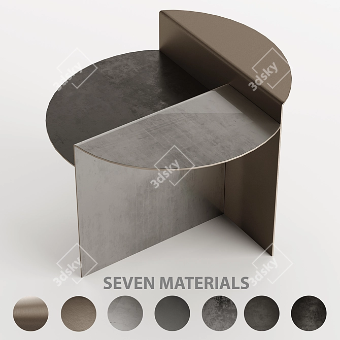 Urban Alchemy Rivet Side Table 3D model image 1