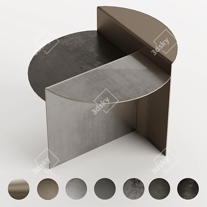 Urban Alchemy Rivet Side Table 3D model image 9