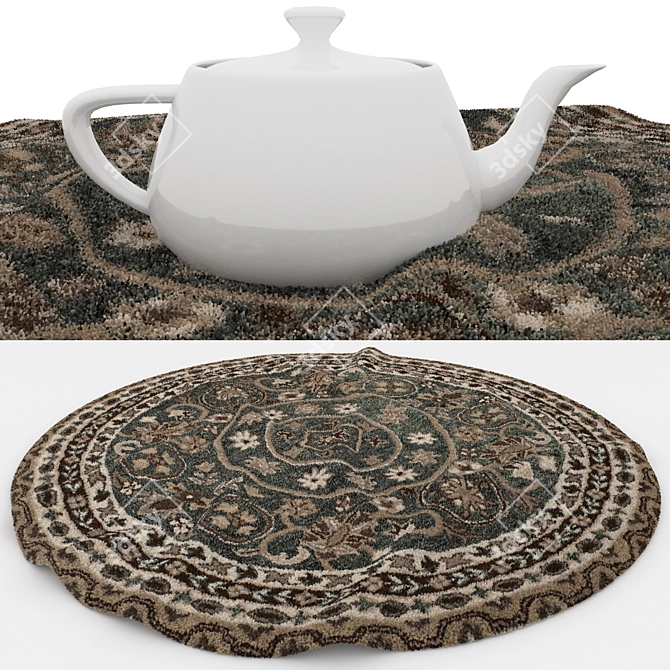 Versatile Rug Set: 8 Stunning Variations 3D model image 4