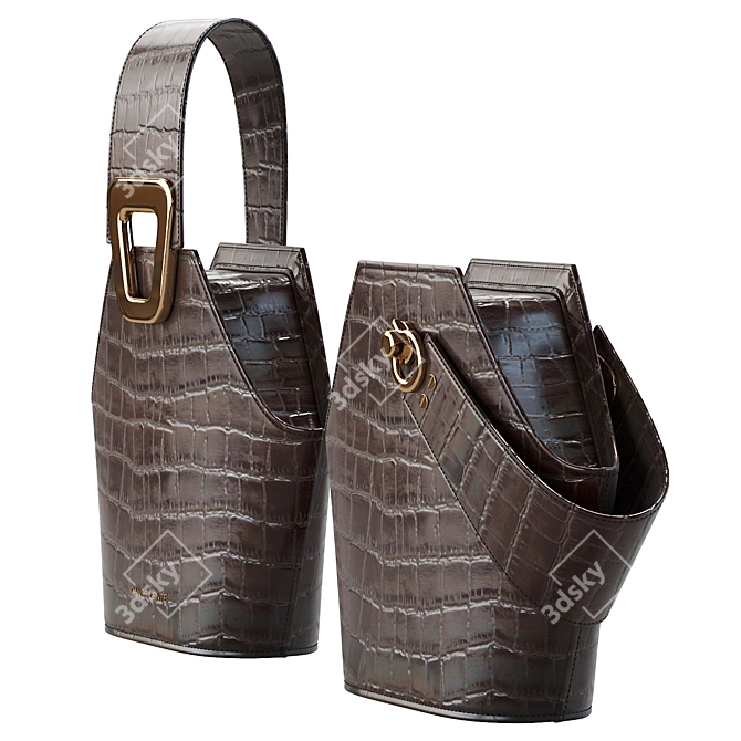 Danse Lente Johnny Small Leather Bag 3D model image 3