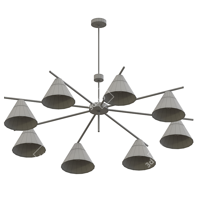 Chisa Lampatron: Modern Multifunctional Lamp 3D model image 3