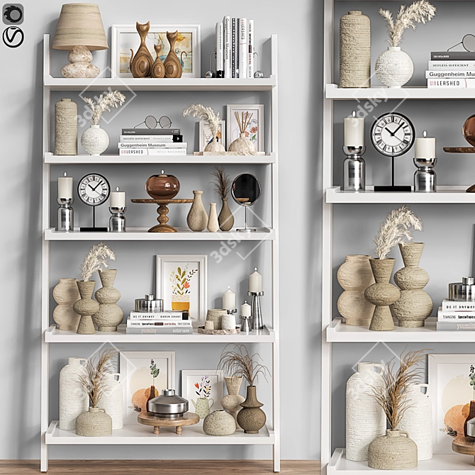 Elegant Decor Shelf: 2015 Edition 3D model image 1