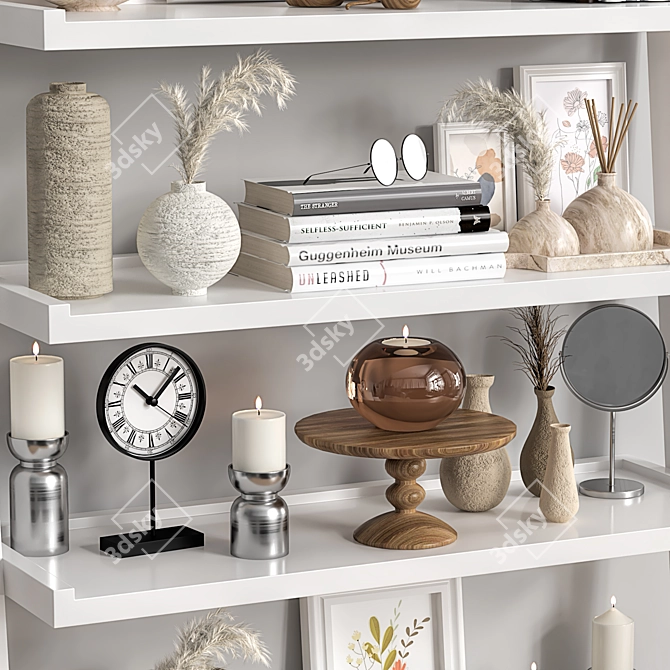 Elegant Decor Shelf: 2015 Edition 3D model image 3