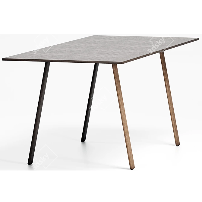 Plania Table: Contemporary Elegance With Functional Design 3D model image 1