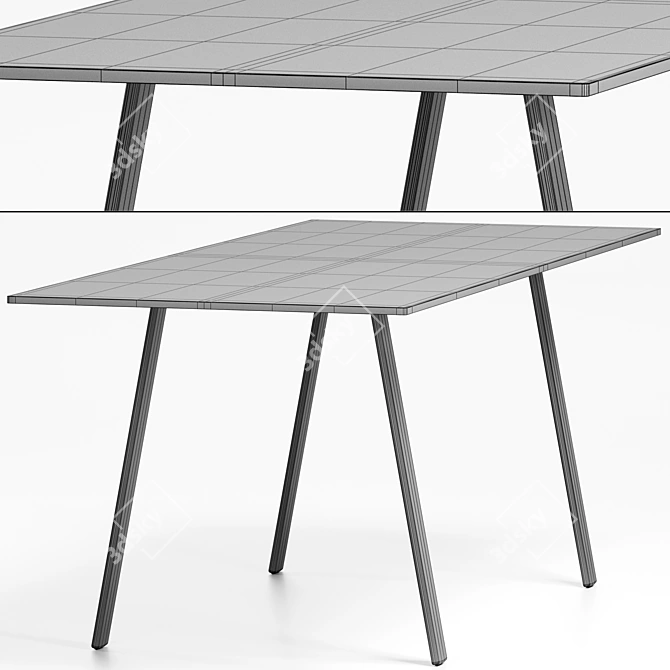 Plania Table: Contemporary Elegance With Functional Design 3D model image 3