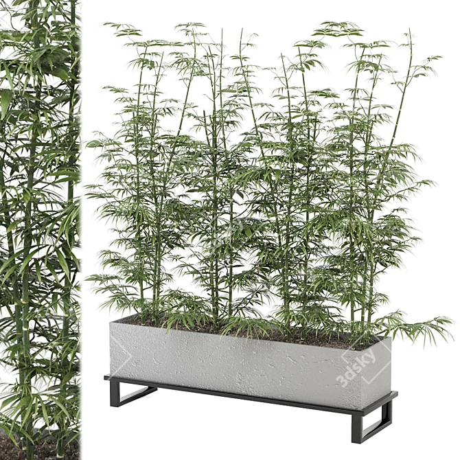 Ferm Living Bau Pot Large - Set 101: Indoor Greenery 3D model image 1