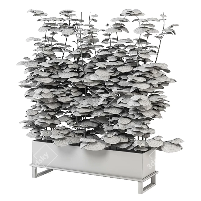 Ferm Living Bau Pot Large - Set 101: Indoor Greenery 3D model image 6