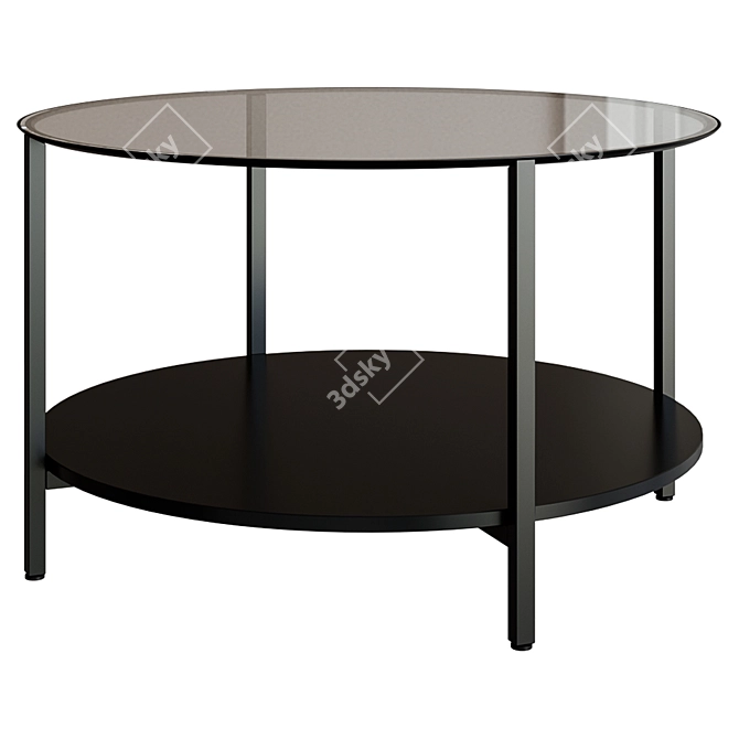 Sleek VITTSJÖ Coffee Table: Functional Elegance! 3D model image 1