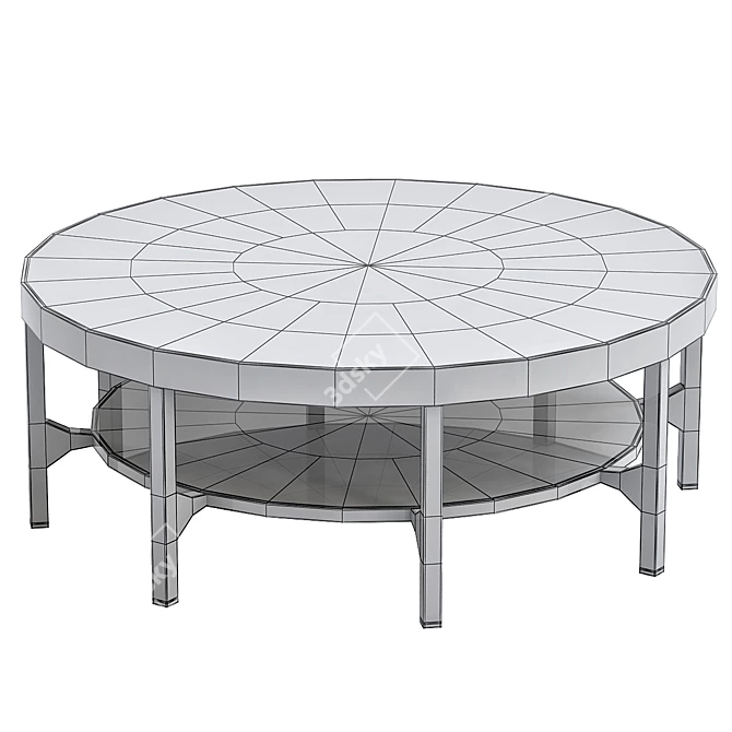 Elegant Center Table: PLATEAU 3D model image 2