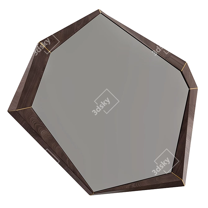 Elegant Opera Mirror 3D model image 1