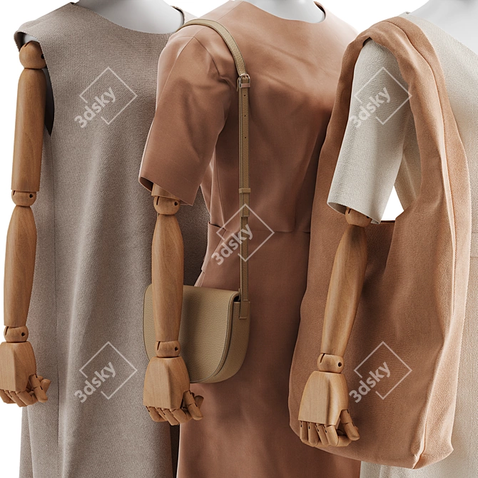 Versatile Clothes Set for Stylish Looks 3D model image 3