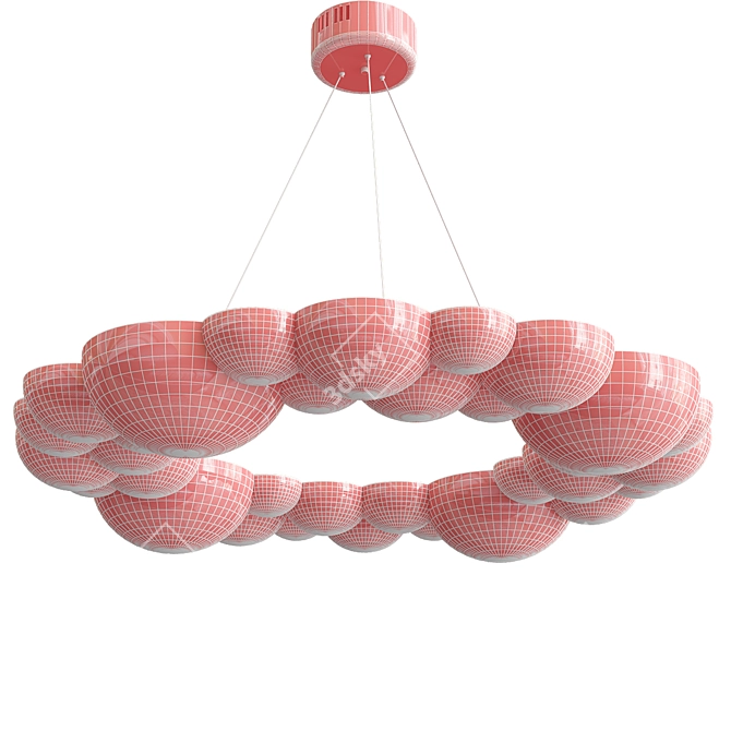 ODDYS: Unique Design Lamp - 87x120cm 3D model image 3