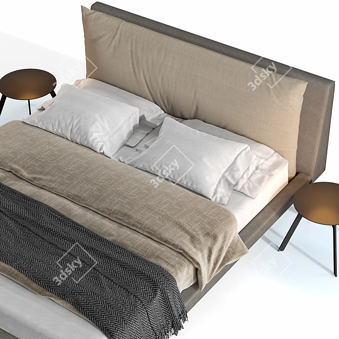 Luxurious Ditre Italia Kim Bed 3D model image 3