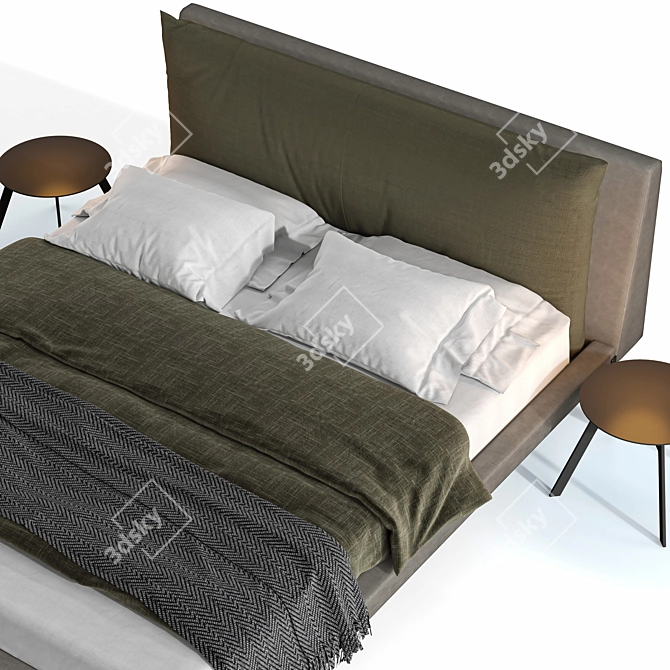 Luxurious Ditre Italia Kim Bed 3D model image 4