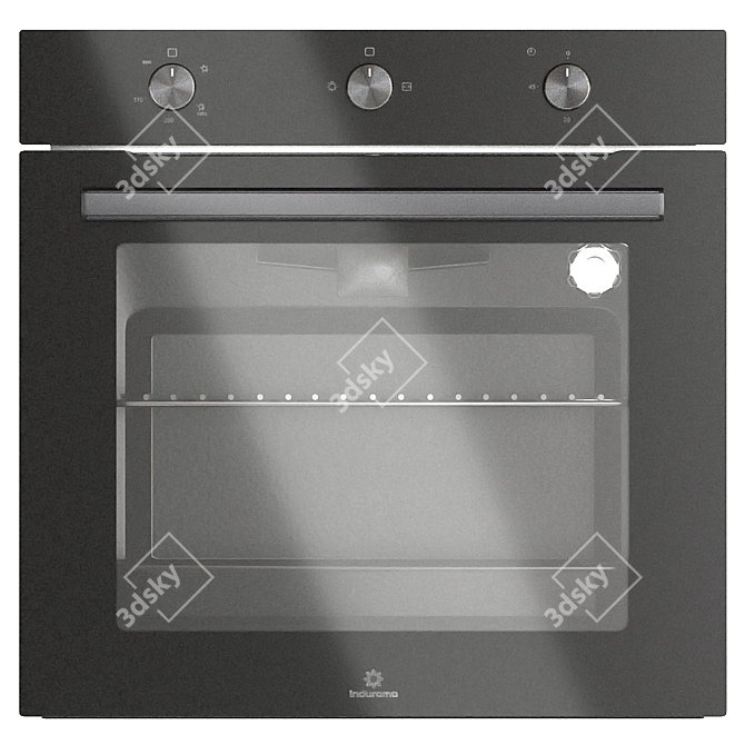 Indurama HEI 75ENDF: The Perfect Oven 3D model image 5