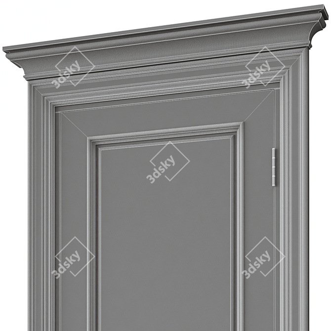 Modern Interior Door 3D Design 3D model image 5