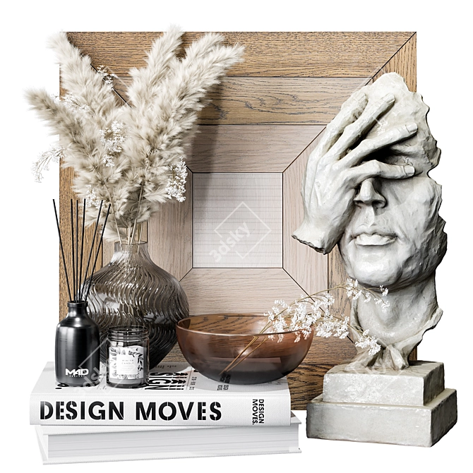 Elegant Decorative Set 15 3D model image 1