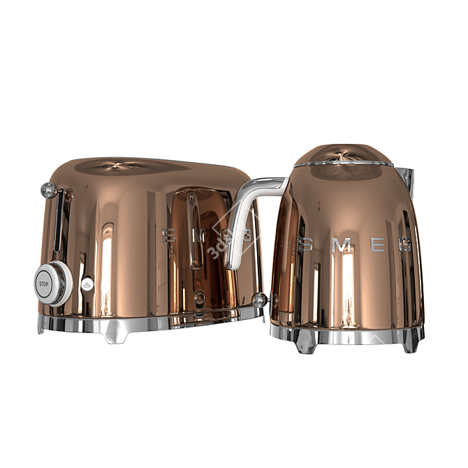 Sleek Smeg Set 1: Transformed Edit Poly 3D model image 8