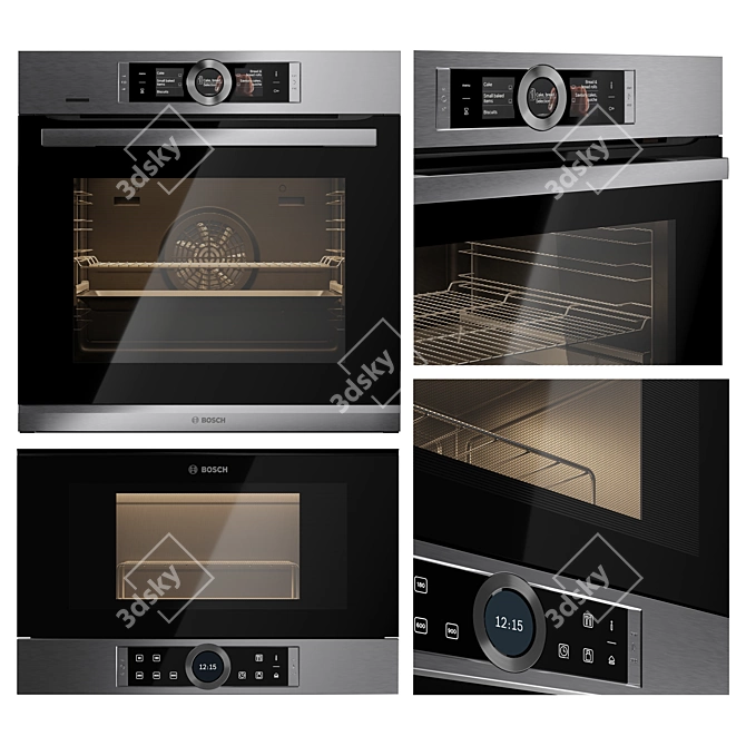 Serie 8 Kitchen Appliance Set 3D model image 3