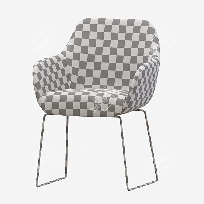 KLIMPFJALL Table and TOSSBERG Chairs Set 3D model image 6