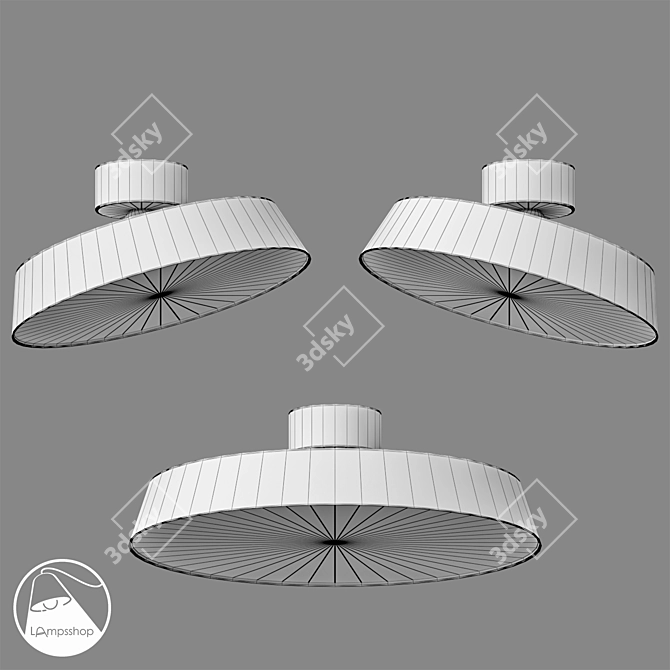 Creative Chandelier Lamp PL3090 3D model image 2